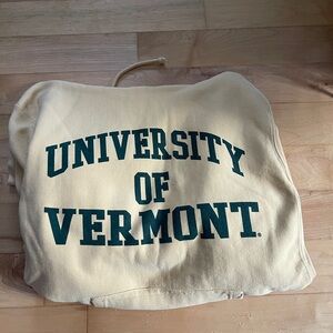University of Vermont Cream Hoodie